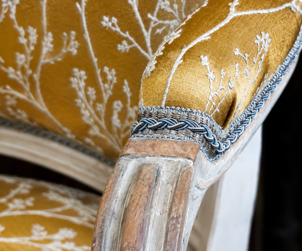 détail fauteuil rénové