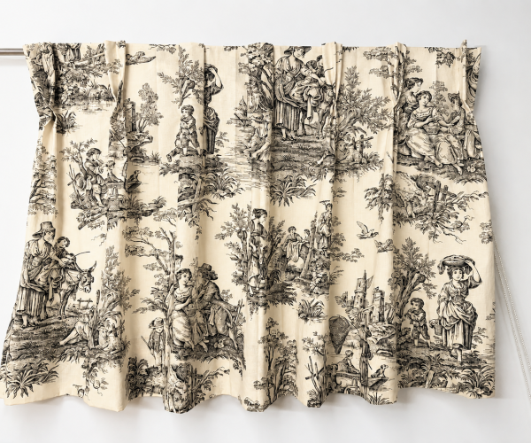 toile de jouy rideaux